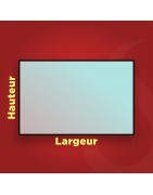 Vitre rectangulaire