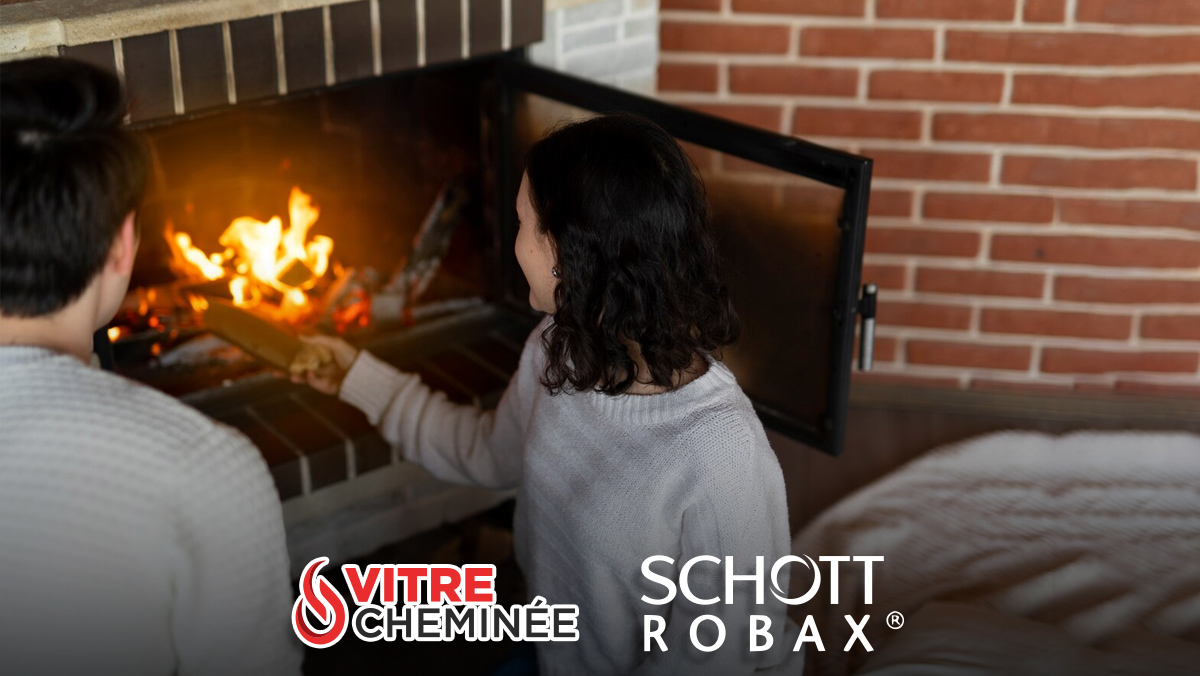 schott robax vitre cheminée